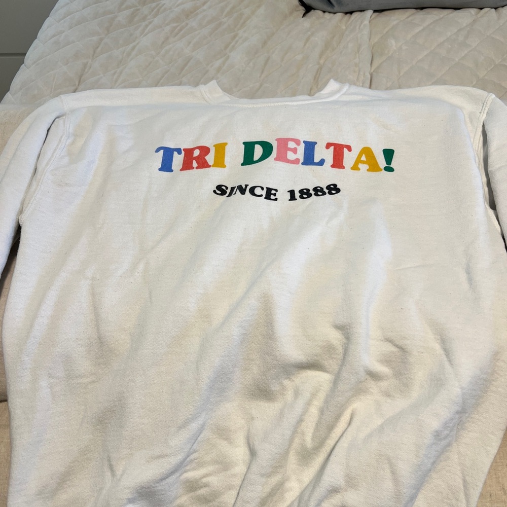 White Tri Delta Sweatshirt